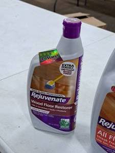 lot 623 image: Lot of (1) Rejuvenate Professional Wood Floor Restorer High-Gloss Finish 32-fl.oz. Bottle