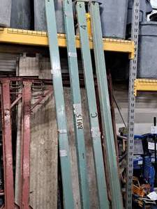 lot 4A image: Lot of (4) Pallet Racking Beams -  Uprights (x9)