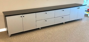 9.5 Foot Sideboard  Credenza  Media Cabinet