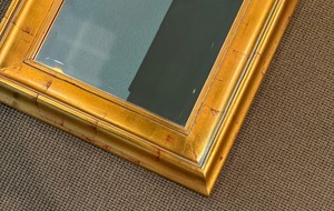 Golden Framed Mirror