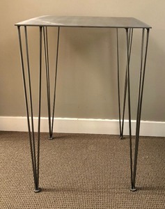 Hairpin Metal Accent Table