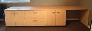 Contemporary Techline Office Credenza