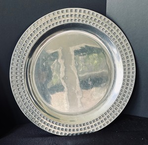 Vintage Pewter Serving Platters