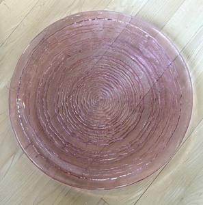 Pretty Pink and Green Serving Platters