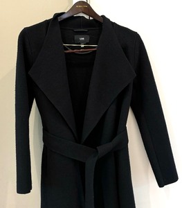 Beautiful Black Coat  Jacket by Line