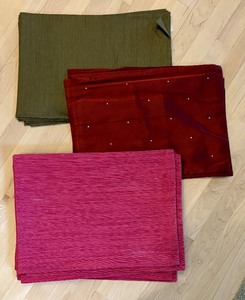 Variety of Pretty Placemats and Cloth Napkins