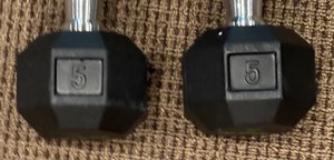Pair of New Ignite 5 Pound Hand Weights
