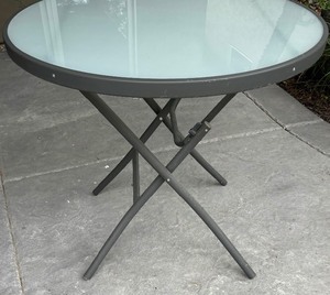 Gorgeous Glass Top Patio Table
