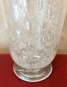Beautiful Controlled Bubble Glass Vase