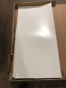 Delta Pro-Series 60 in. W x 57 in. H Five Piece Glue Up Tub Surrounds in High Gloss White Customer Returns See Pictures