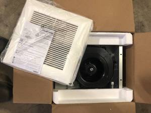 Panasonic WhisperValue DC Pick-A-Flow 50, 80 or 100 CFM Ceiling or Wall Low Profile Housing Depth Energy Star Bath Exhaust Fan Customer Returns See Pictures