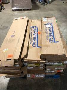 Lot of Mixed Assorted Cap A Thread Flooring Various Models and Conditions Customer Returns See Pictures