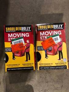 Lot of SHOULDER DOLLY ShoulderDolly 12 ft L x 5 in. W Moving Straps for items up to 800 Lb  Customer Returns See Pictures