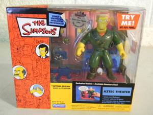 The Simpsons World of Springfield Interactive Environment Figure - AZTEC THEATER - PLAYMATES - IN BOX - AWESOME PIECE - SEE PICTURES