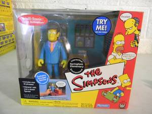 The Simpsons World of Springfield Interactive Environment  Figure - SPRINGFIELD ELEMENTARY Principal Skinner - PLAYMATES - IN BOX - AWESOME PIECE - SEE PICTURES