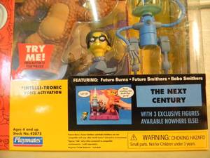 The Simpsons Interactive Environment  Figures - THE NEXT CENTURY - PLAYMATES - IN BOX - GREAT PIECE - SEE PICTURES