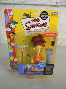 The Simpsons World of Springfield Interactive Figure - PRISON SIDESHOW BOB - PLAYMATES - IN BOX - GREAT PIECE - SEE PICTURES