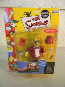 The Simpsons World of Springfield Interactive Figure - SUNDAY BEST GRAMPA - PLAYMATES - IN BOX - GREAT PIECE - SEE PICTURES