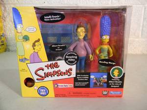 The Simpsons World of Springfield Interactive Environment  Figure - Bowling Alley - PLAYMATES - IN BOX - GREAT PIECE - SEE PICTURES