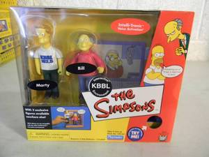 The Simpsons World of Springfield Interactive Environment  Figure - KBBL - PLAYMATES - IN BOX - GREAT PIECE - SEE PICTURES