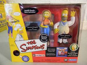 The Simpsons World of Springfield Interactive Environment  Figure - Mobile Home - PLAYMATES - IN BOX - GREAT PIECE - SEE PICTURES