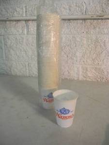 lot 3 image: SLEEVE OF 50 Hamms Beer solo cups - GREAT PARTY CUPS - SEE PICTURES