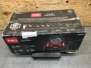 Toro 60V Max 21 in. Push Lawn Mower with 4.0Ah Battery and charger Model # 21323 (Retail $459)
