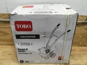 New Toro 10 in. 2-Cycle 43cc Cultivator Model # 58601 (Retail $250) 06262450