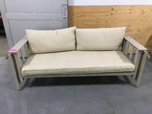 ALLEN  ROTH 2-person Light Brown Steel Outdoor Glider (Retails for $998)