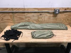 Poles, ties and stakes for a Cabelas 12x12 Ultimate Alaknak tent