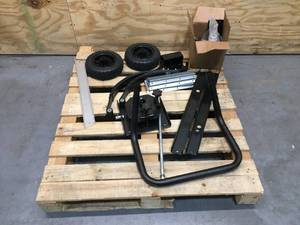 Miscellaneous metal frame with wheels