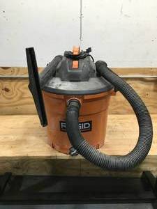 RIDGID 16 Gallon 5.0 Peak HP NXT WetDry Shop Vacuum Model # HD1640B (Retail $147.42)