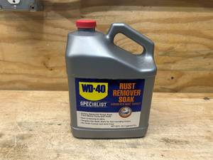 WD-40 SPECIALIST 1 Gal. Rust Remover Soak, Dissolves Rust Safely, Biodegradable (retails for $44.47)