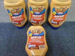 4- 22 oz Kraft Mayo Buffalo Style D...