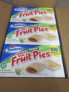3-12 oz Hostess Snack Size Apple Fr...