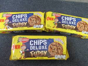 3- 9.6 oz Keebler Fudgy Chips Delux...