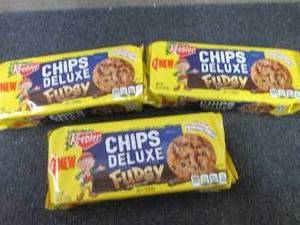 3- 9.6 oz Keebler Fudgy Chips Delux...