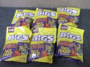 6- 5.35 oz Bigs Takis Fuego...
