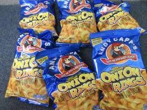 6- 2 oz Andy Capps Onion Rings...