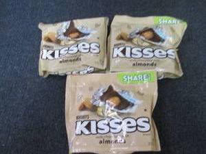 3- 10 oz Hersheys Kisses with Almo...