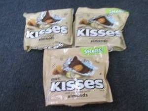3- 10 oz Hersheys Kisses with Almo...