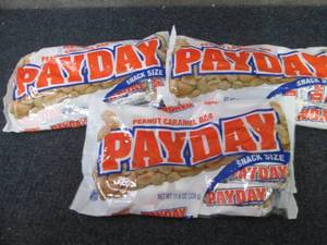 3- 11.6 oz Payday Snack Bars...