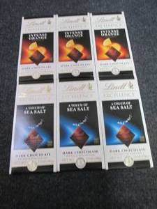6- 3.5 oz Lindt Excellence...