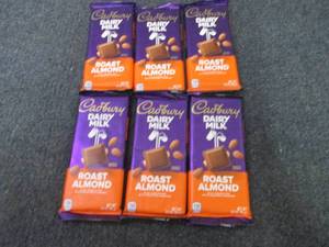 4- 3.5 oz Cadbury Roast Almond...