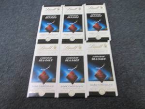 6- 3.5 oz Lindt Excellence Sea Salt...