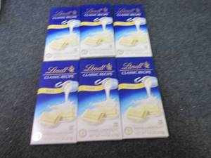 6- 4.4 oz Lindt Classic White Choco...