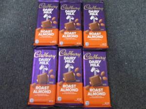 4- 3.5 oz Cadbury Roast Almond...