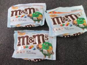 3- 7.4 oz Crunchy Cookie M&Ms...