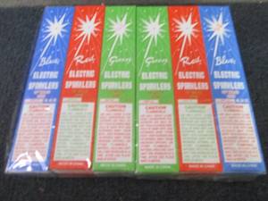 24- 8ct pks 10 inch BlueRed Green...