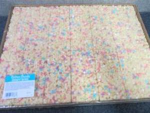 Tray of FROZEN Cotton Candy Crispy ...